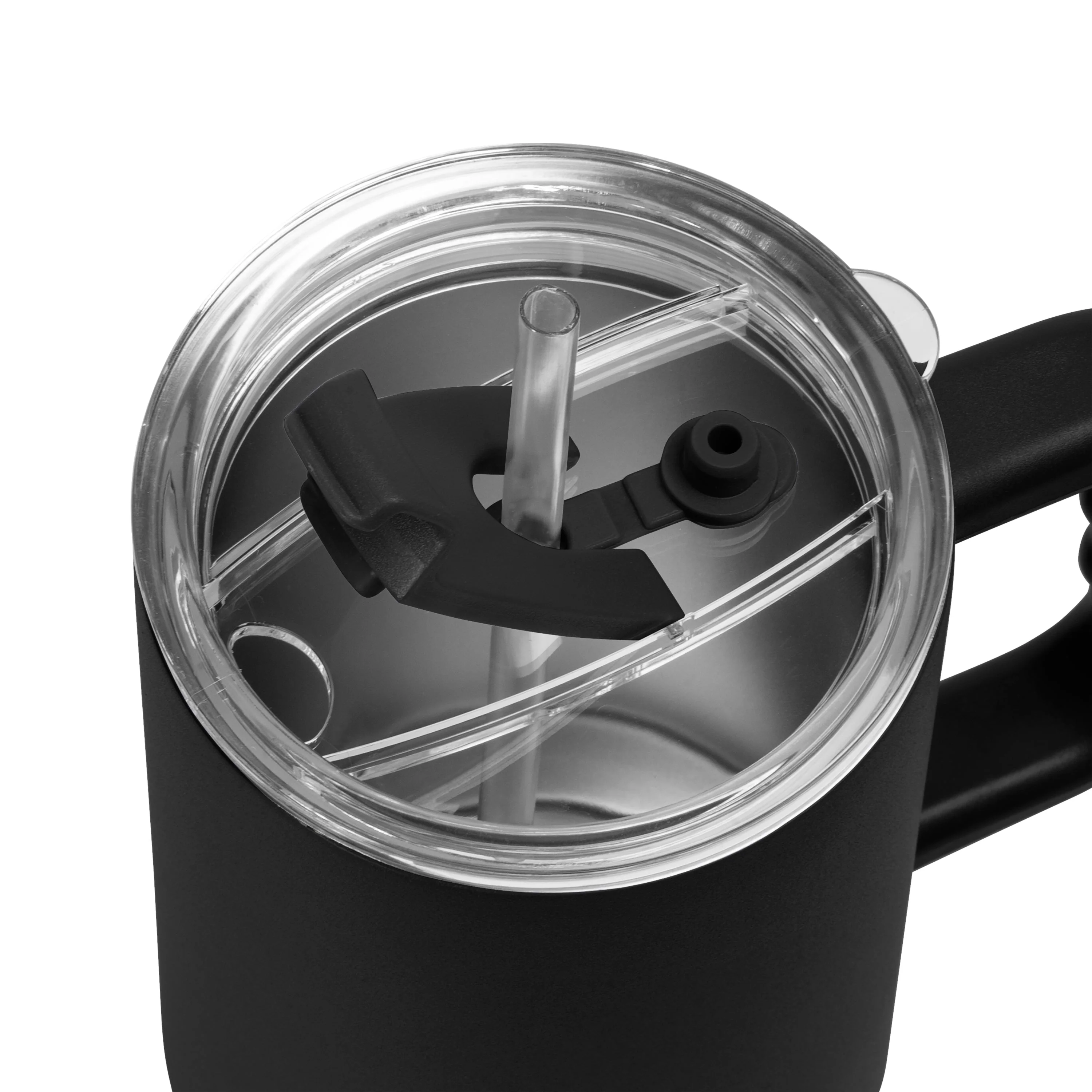 Cleveland Cavaliers Black 40oz Flipside Powder Coat Tumbler - Image 4