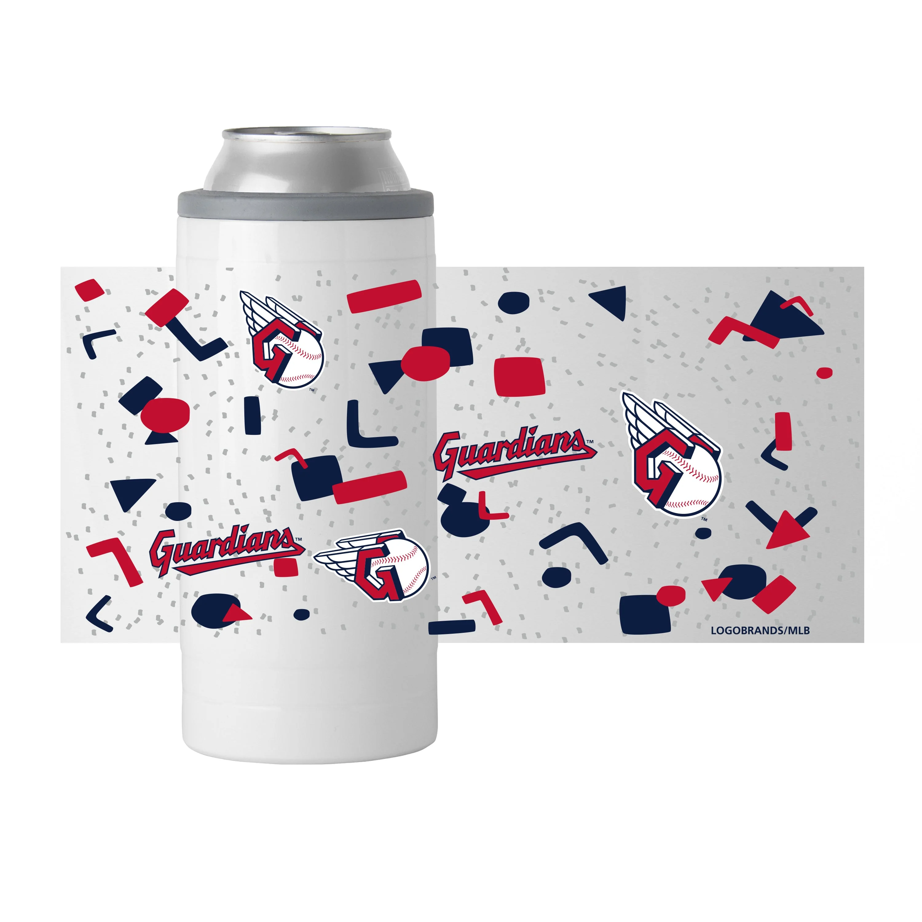 Cleveland Guardians 12oz Flashback Slim Can Coolie - Image 2