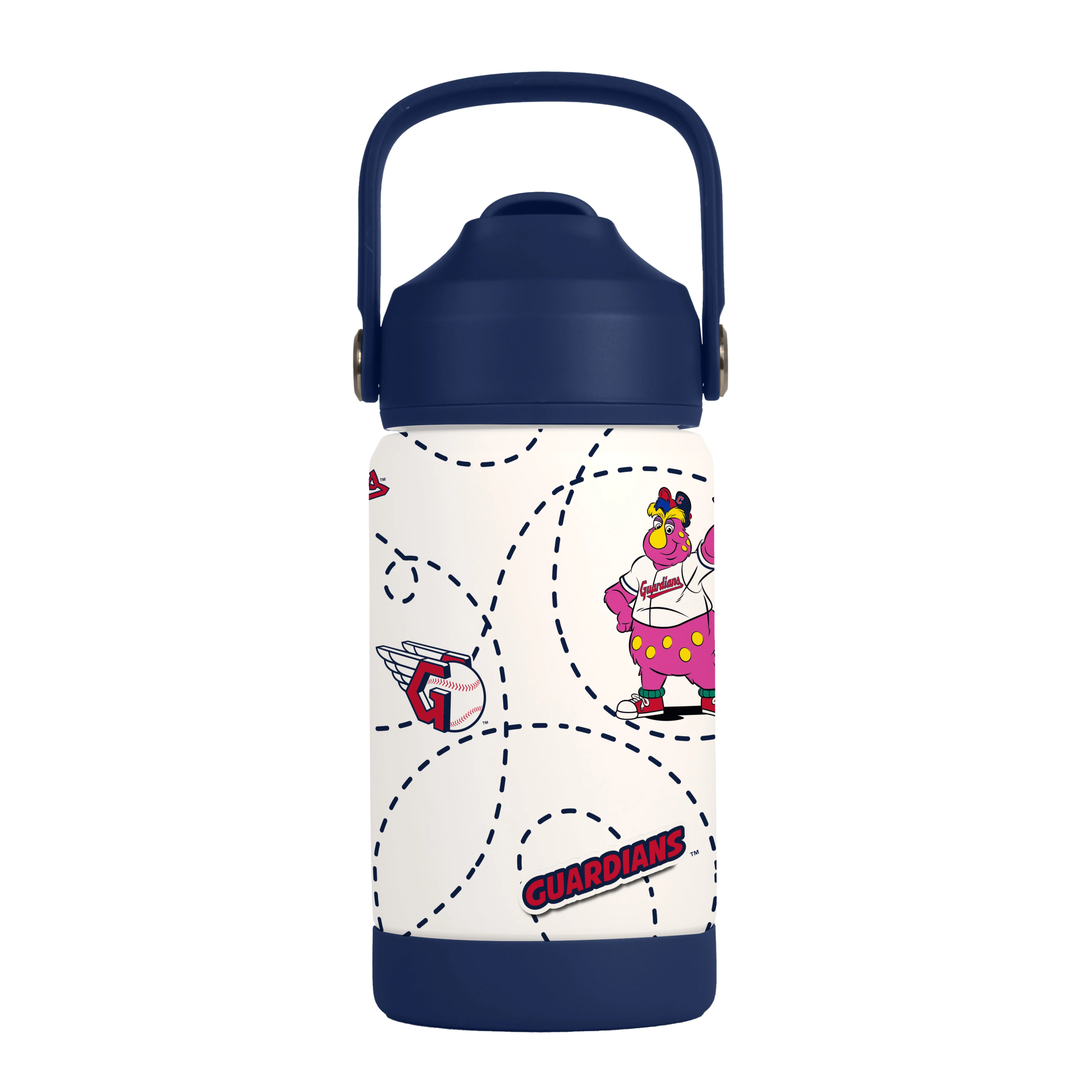 Cleveland Guardians 12oz Mascot SS Kids Bottle - Image 3