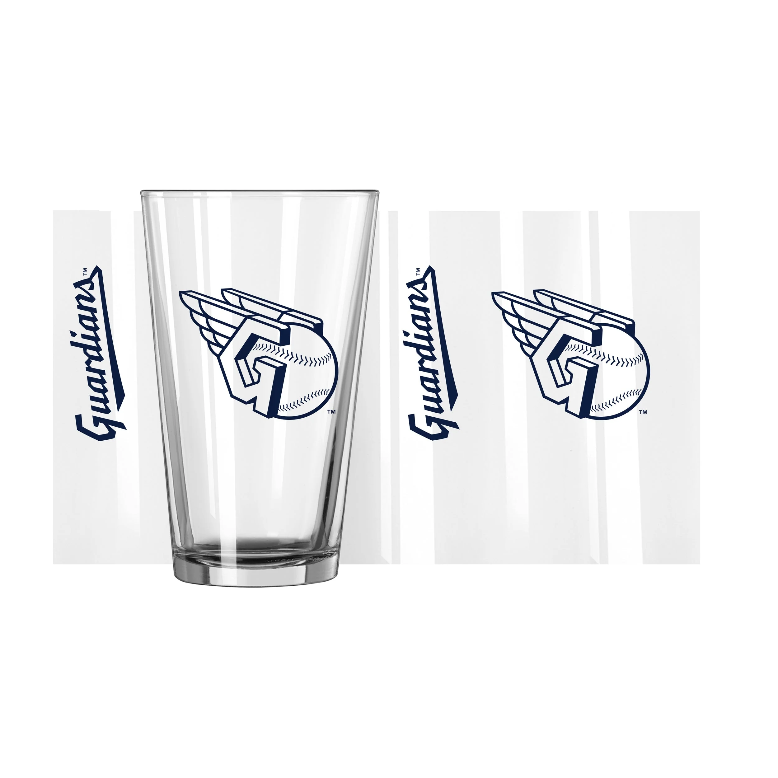 Cleveland Guardians 16oz Gameday Pint Glass - Image 2