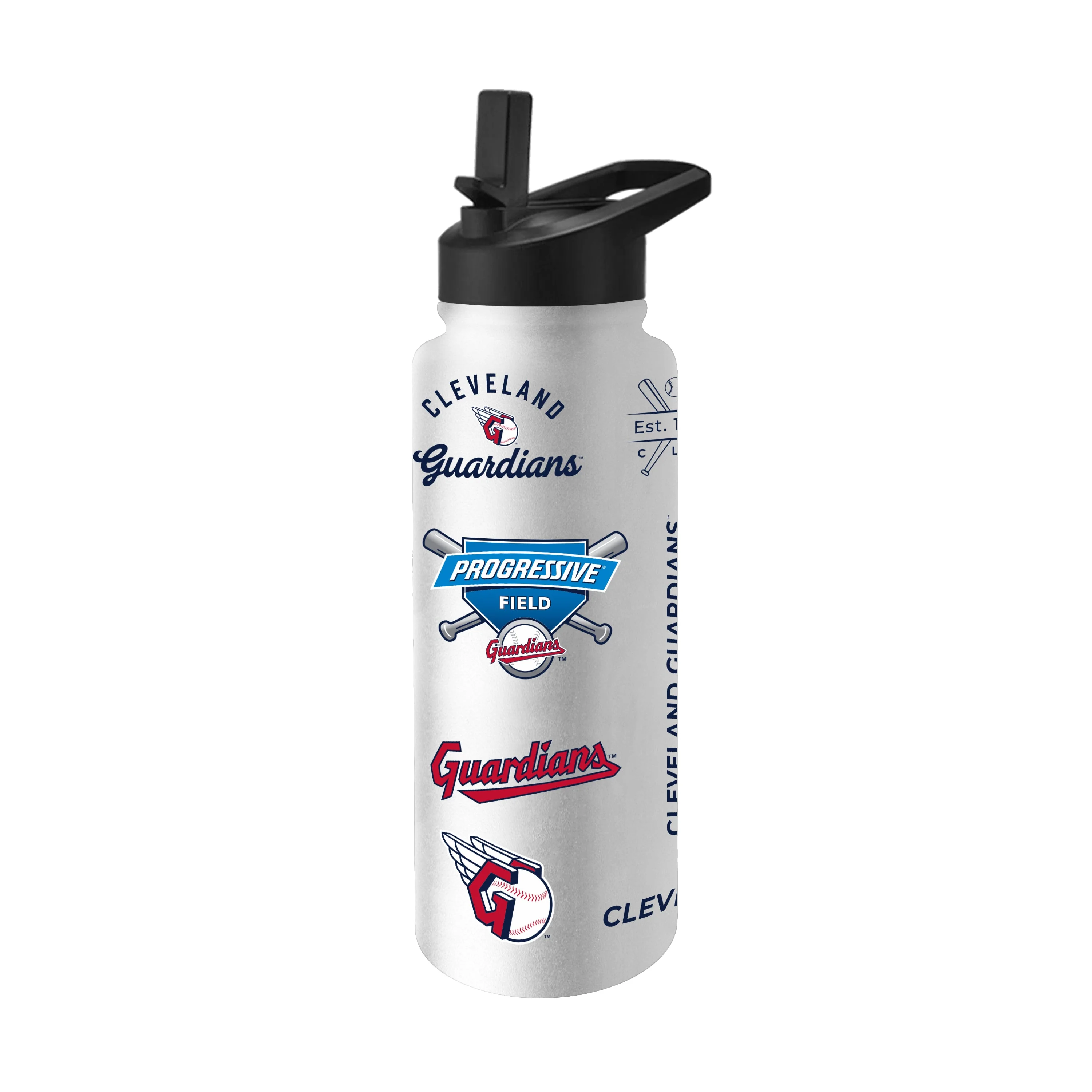 Cleveland Guardians 34oz Heritage Threds Quencher Bottle
