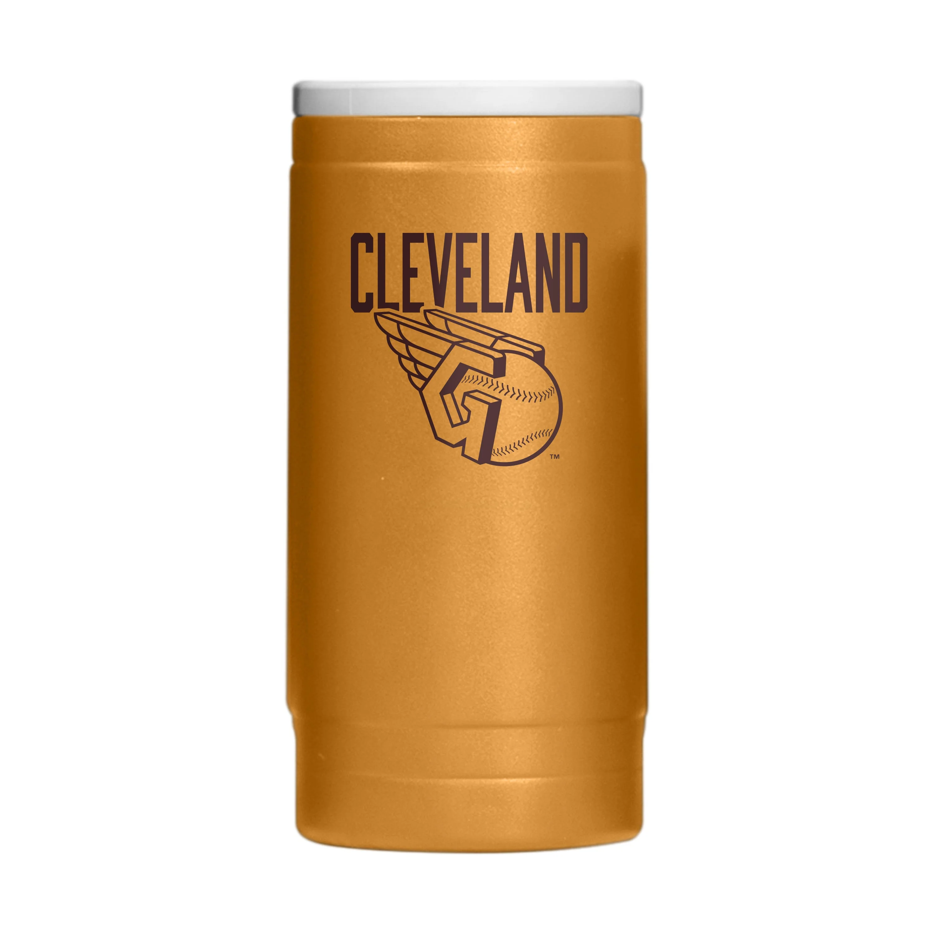Cleveland Guardians Huddle Powder Coat Slim Can Coolie - Image 2