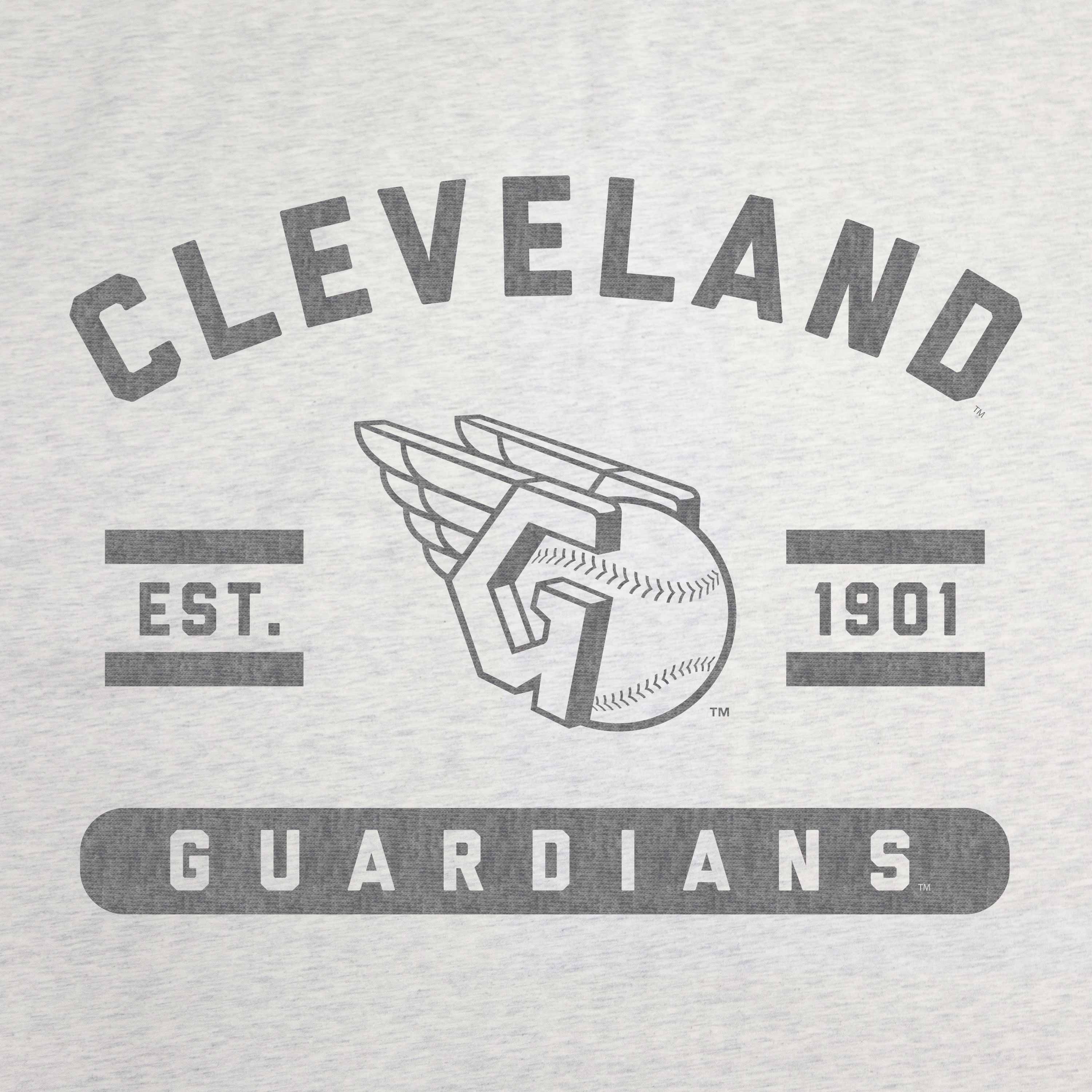 Cleveland Guardians Oatmeal Sweatshirt Blanket - Image 2