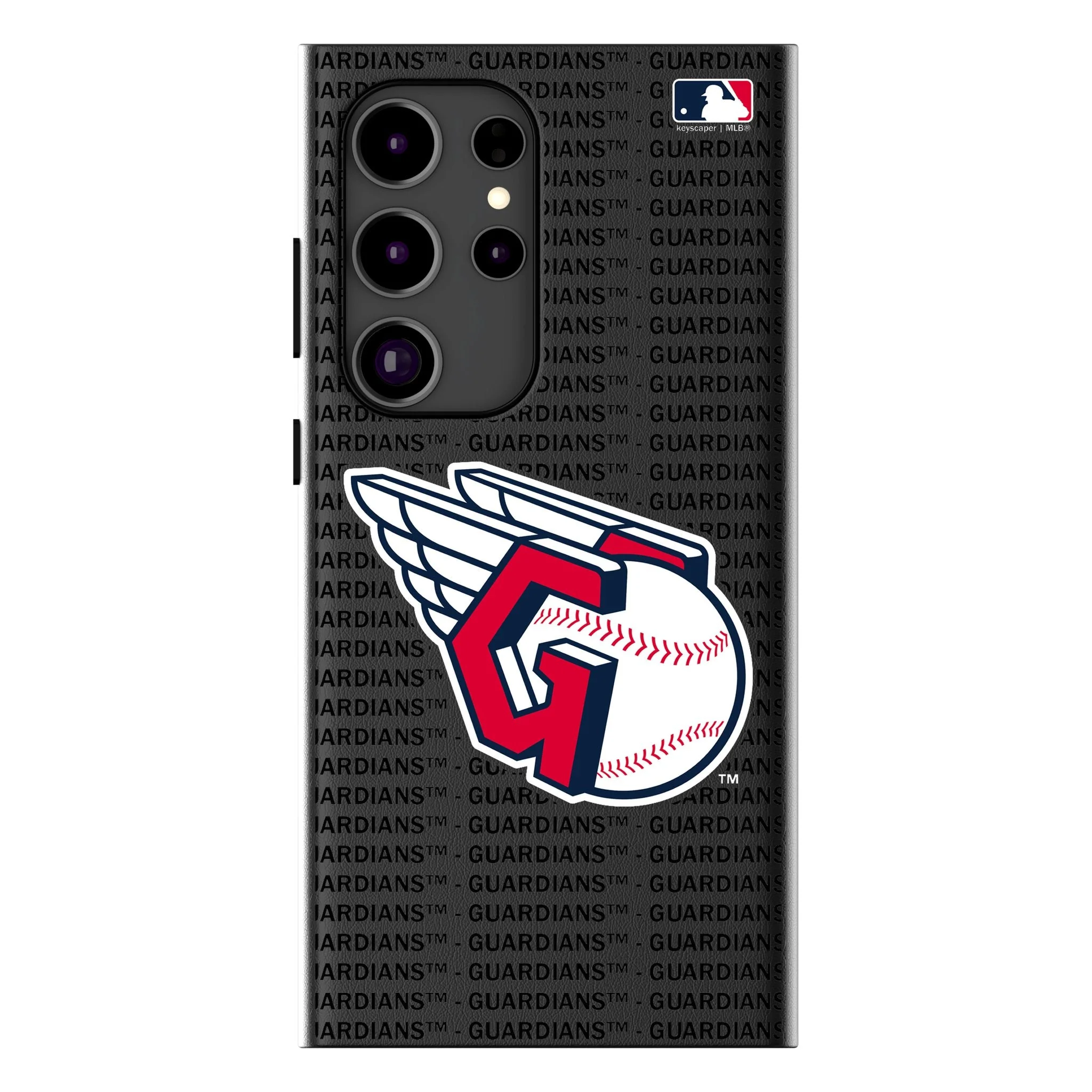 Cleveland Guardians Text Backdrop MagSafe Compatible Phone Case for Samsung Galaxy