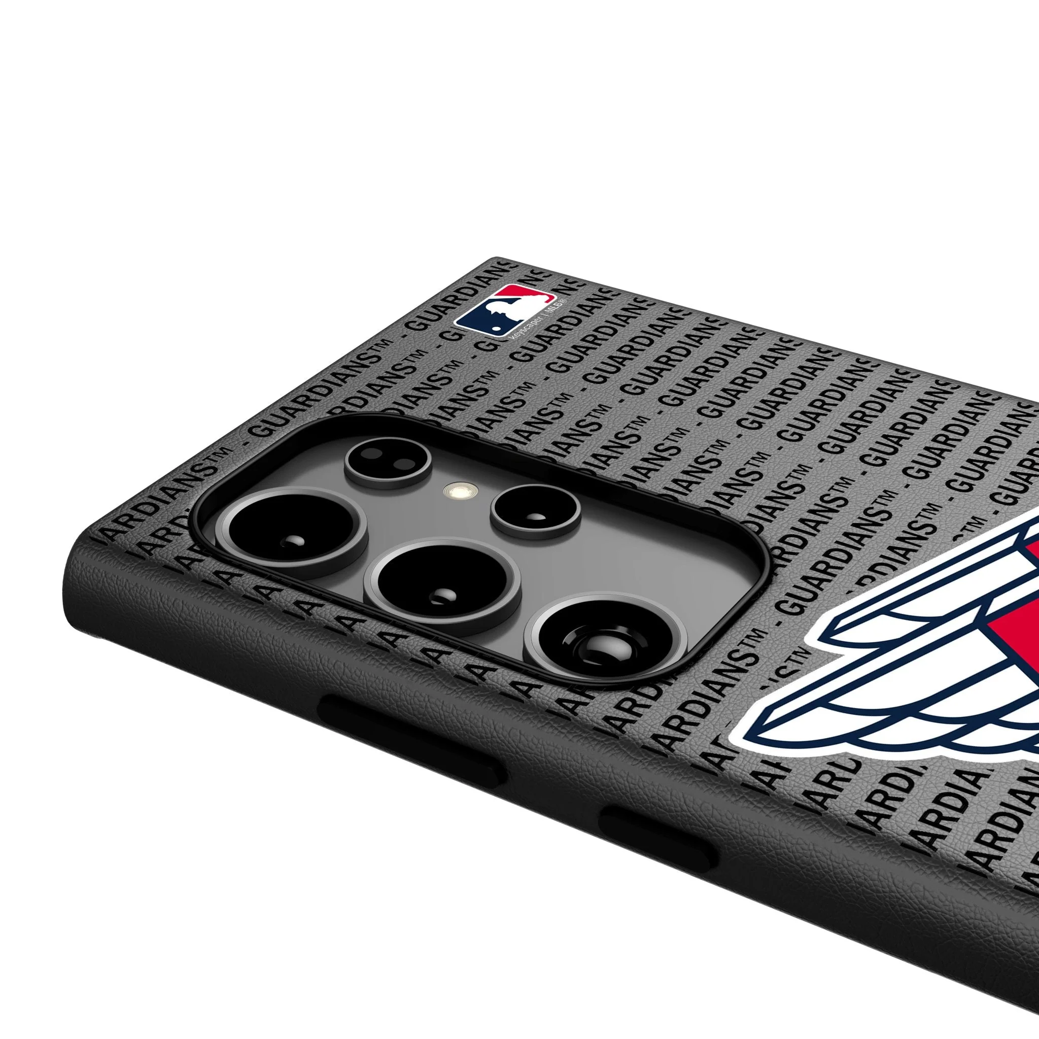 Cleveland Guardians Text Backdrop MagSafe Compatible Phone Case for Samsung Galaxy - Image 4
