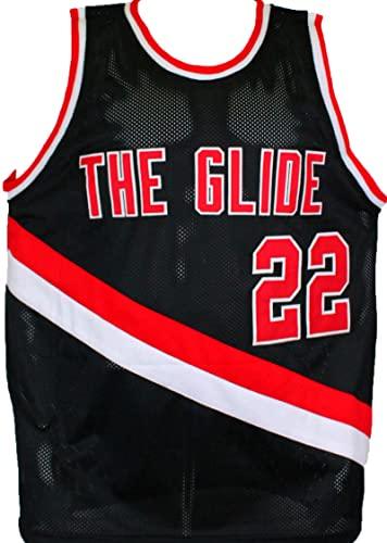 Clyde Drexler Autographed Black Pro Style Jersey- JSA W Black - Image 2