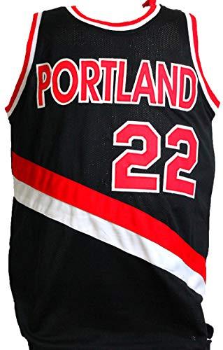 Clyde Drexler Autographed Black TB Pro Style Jersey- JSA W - Image 2