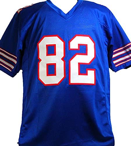 Cole Beasley Autographed Blue College Style Jersey- Beckett W Black - Image 2