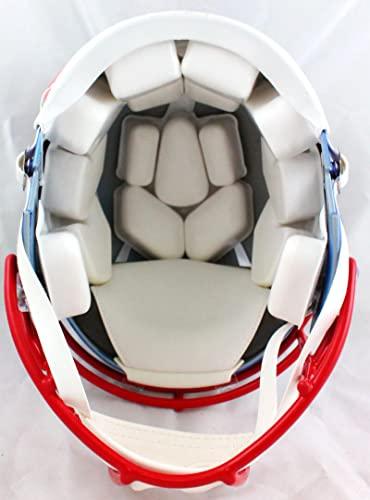 Cole Beasley Autographed Buffalo Bills F/S Flash Speed Authentic Helmet w/Bills Mafia-Beckett W Hologram White - Image 2
