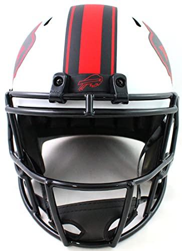 Cole Beasley Autographed Buffalo Bills Lunar Speed F/S Helmet- Beckett W Red - Image 4