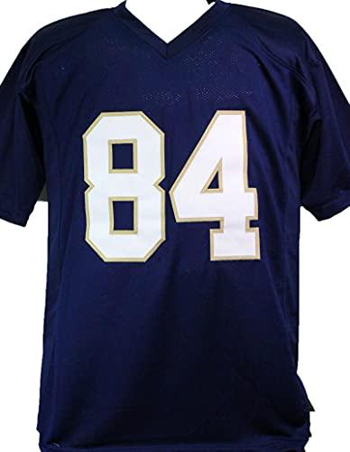 Cole Kmet Autographed Blue College Style Jersey w/PLACT - Beckett W Black - Image 2