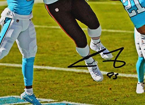 Cole Kmet Autographed Chicago Bears 8x10 FP TD Catch Photo - Beckett W Auth Black - Image 2