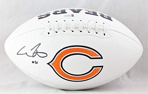 Cole Kmet Autographed Chicago Bears Logo Football - Beckett W Auth *Black - Image 5