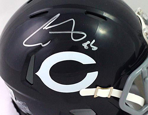 Cole Kmet Autographed Chicago Bears Speed 60s TB Mini Helmet- Beckett W Silver - Image 3