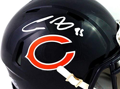Cole Kmet Autographed Chicago Bears Speed Mini Helmet - Beckett W Auth White - Image 2