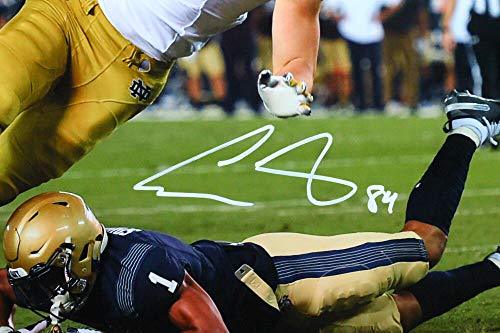 Cole Kmet Signed Chicago Bears Catch Vs Navy 16x20 HM Photo- Beckett W White - Image 2
