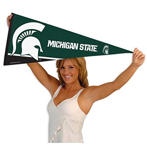 College Flags & Banners Co. MSU Spartans Pennant Full Size Felt - Image 2