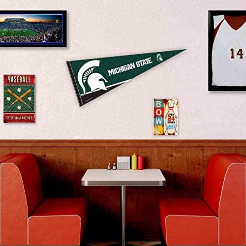 College Flags & Banners Co. MSU Spartans Pennant Full Size Felt - Image 3