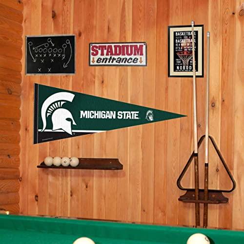 College Flags & Banners Co. MSU Spartans Pennant Full Size Felt - Image 4