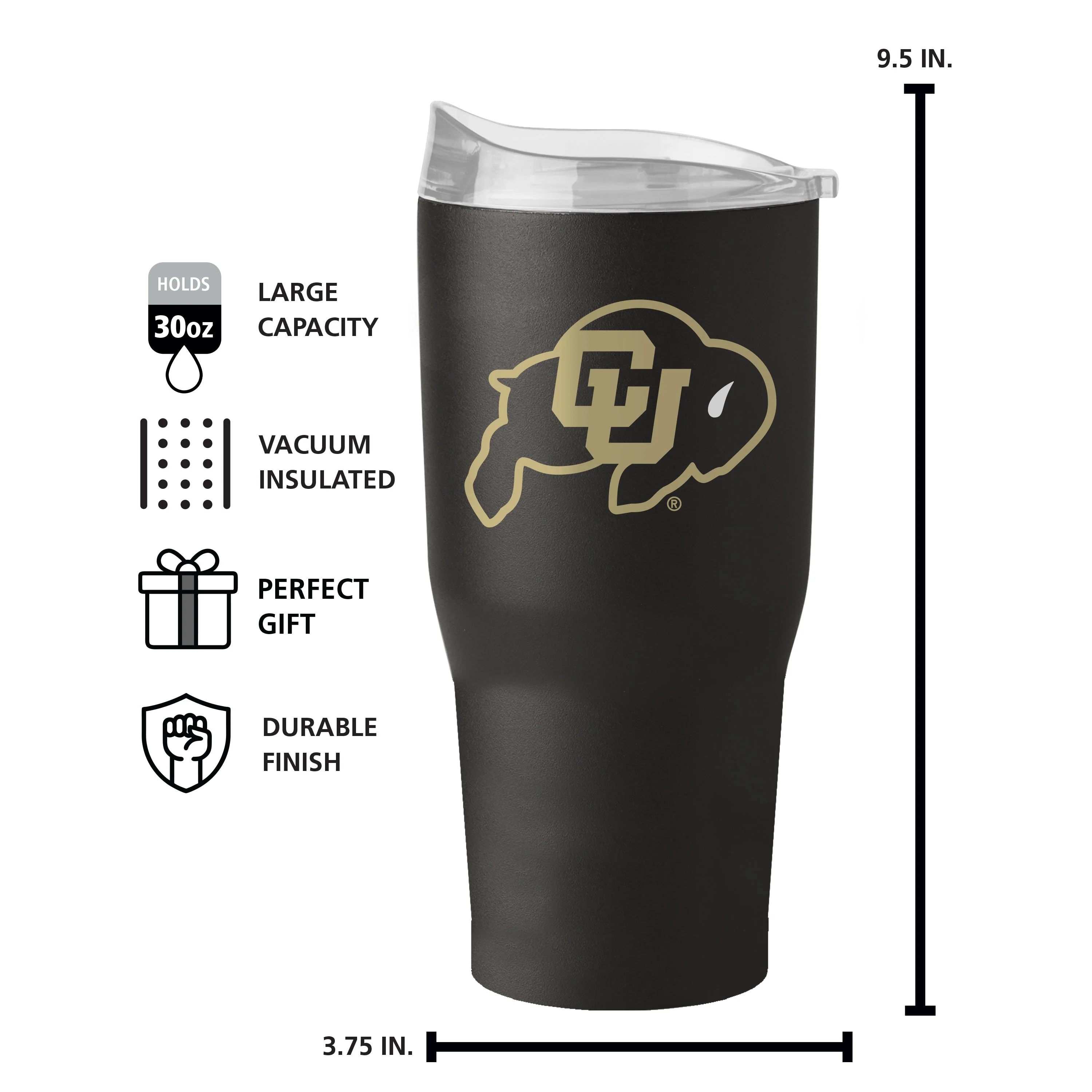Colorado 30oz Flipside Powder Coat Tumbler