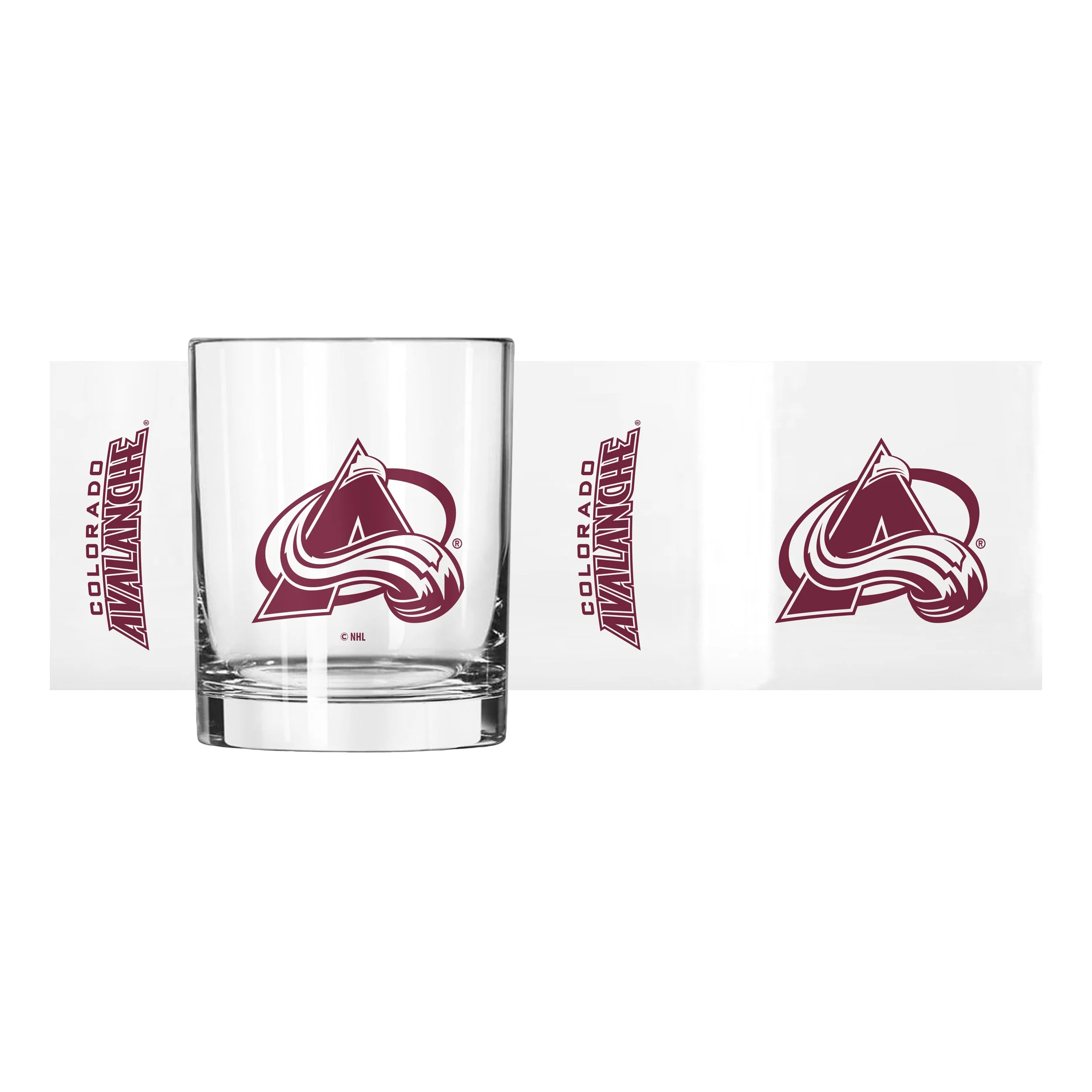 Colorado Avalanche 14oz Gameday Rocks Glass - Image 2