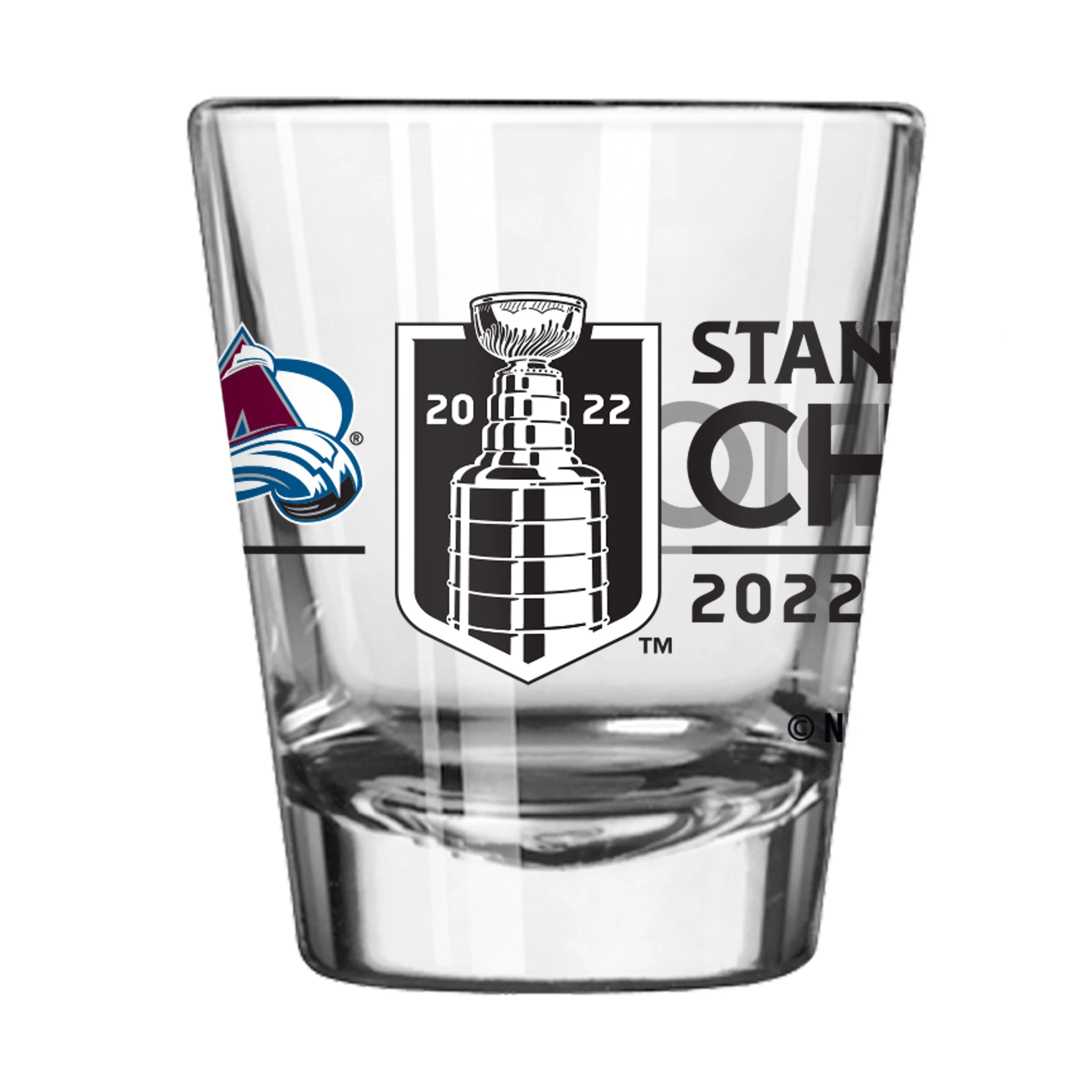 Colorado Avalanche 2oz Stanley Cup Champions Shot Glass