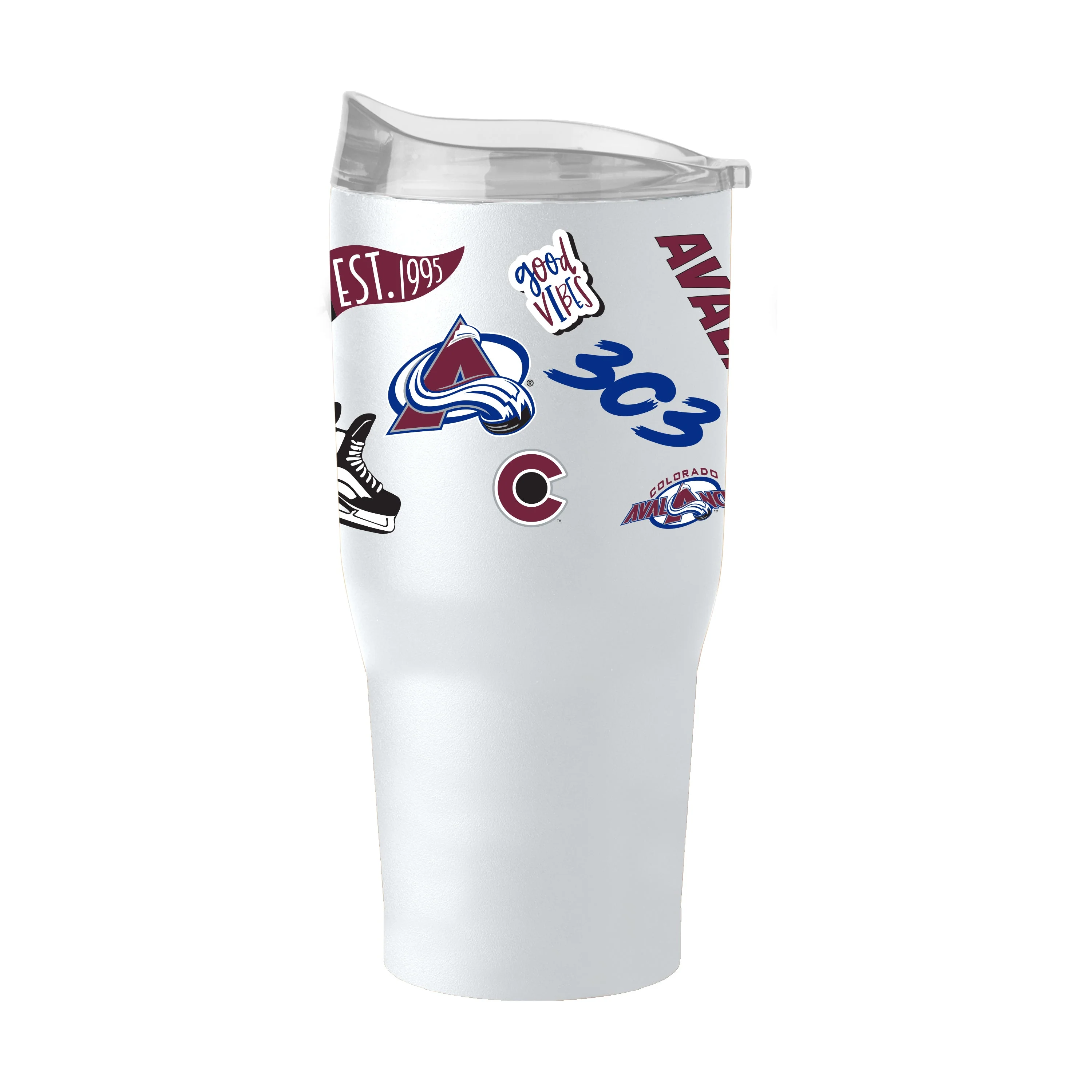 Colorado Avalanche 30oz Native Powder Coat Tumbler