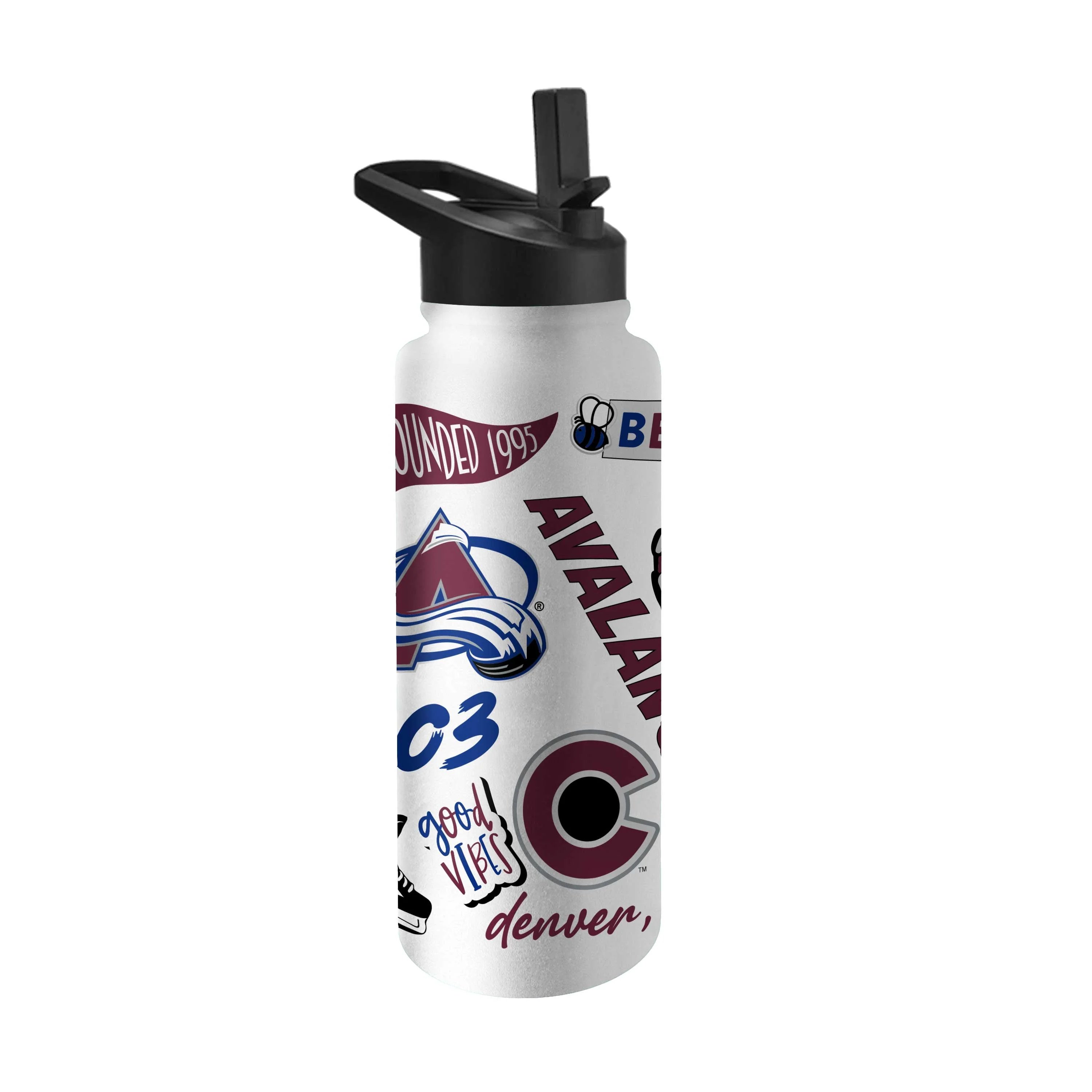 Colorado Avalanche 34oz Native Quencher Bottle - Image 2