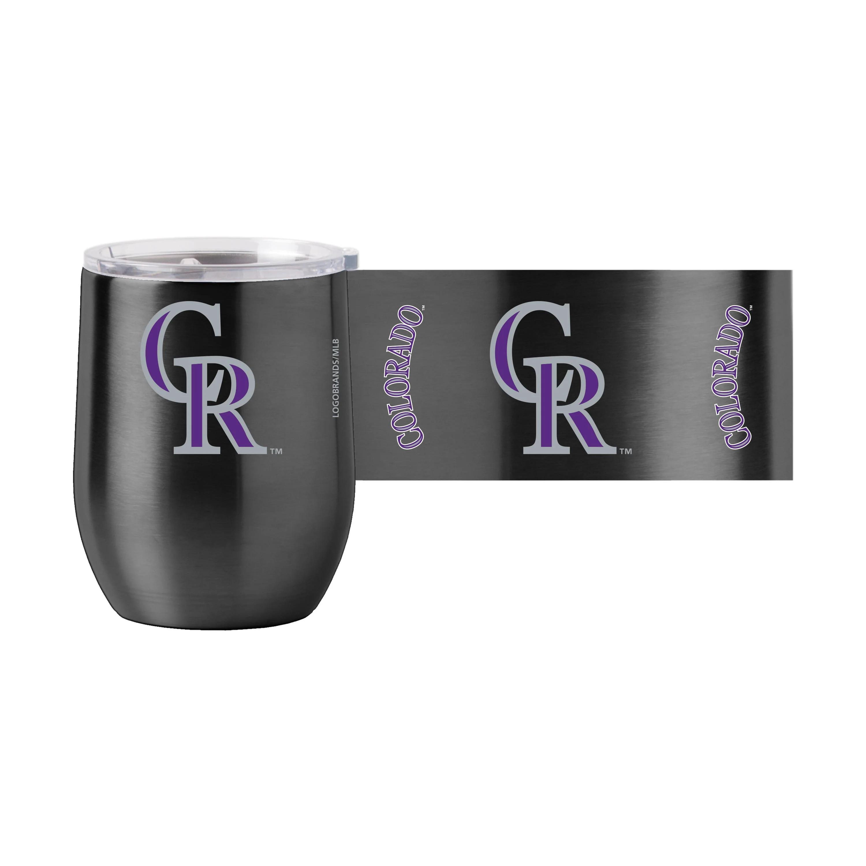 Colorado Rockies 16oz Gameday Stainless Curved Beverage - Image 2