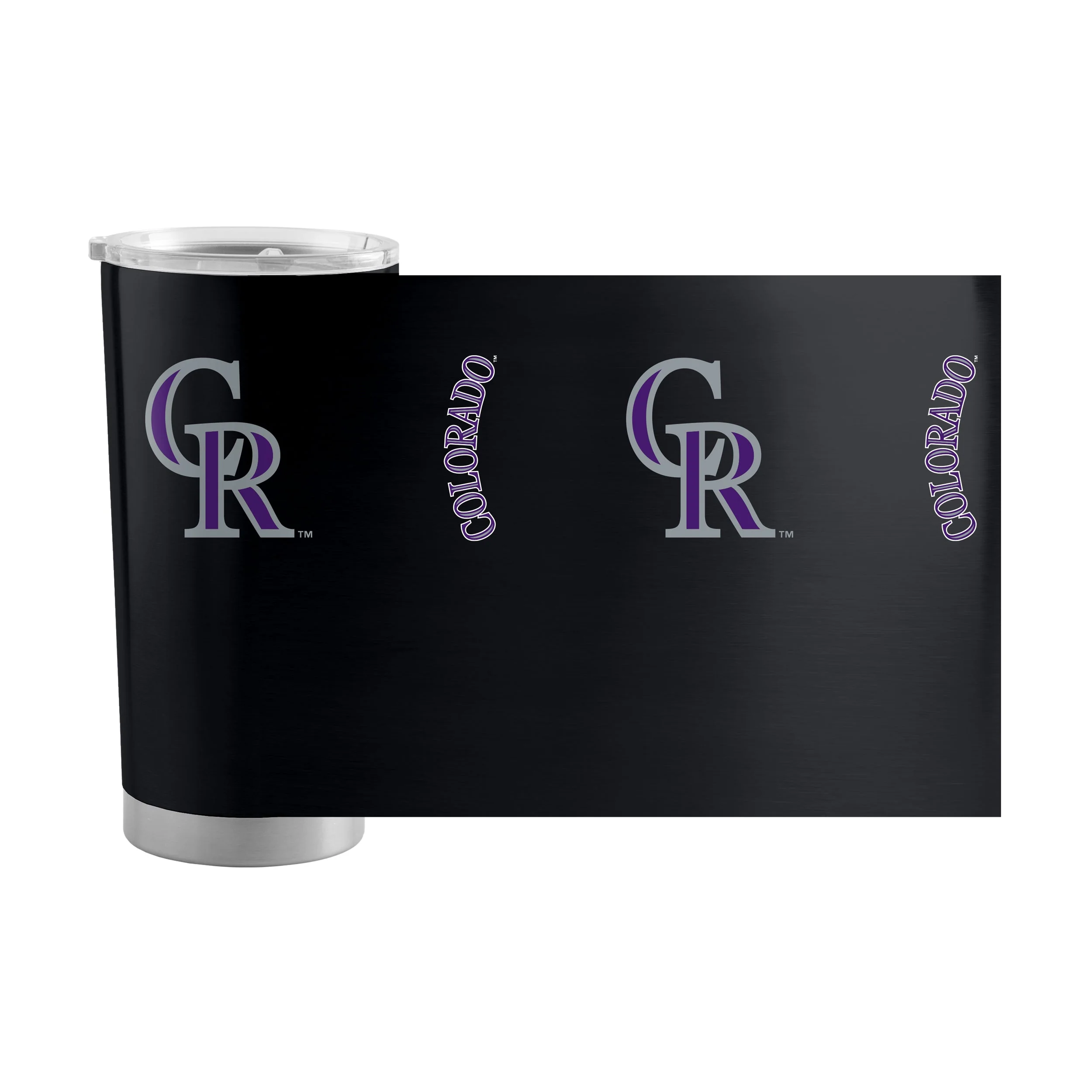 Colorado Rockies 20oz Gameday Stainless Tumbler - Image 2