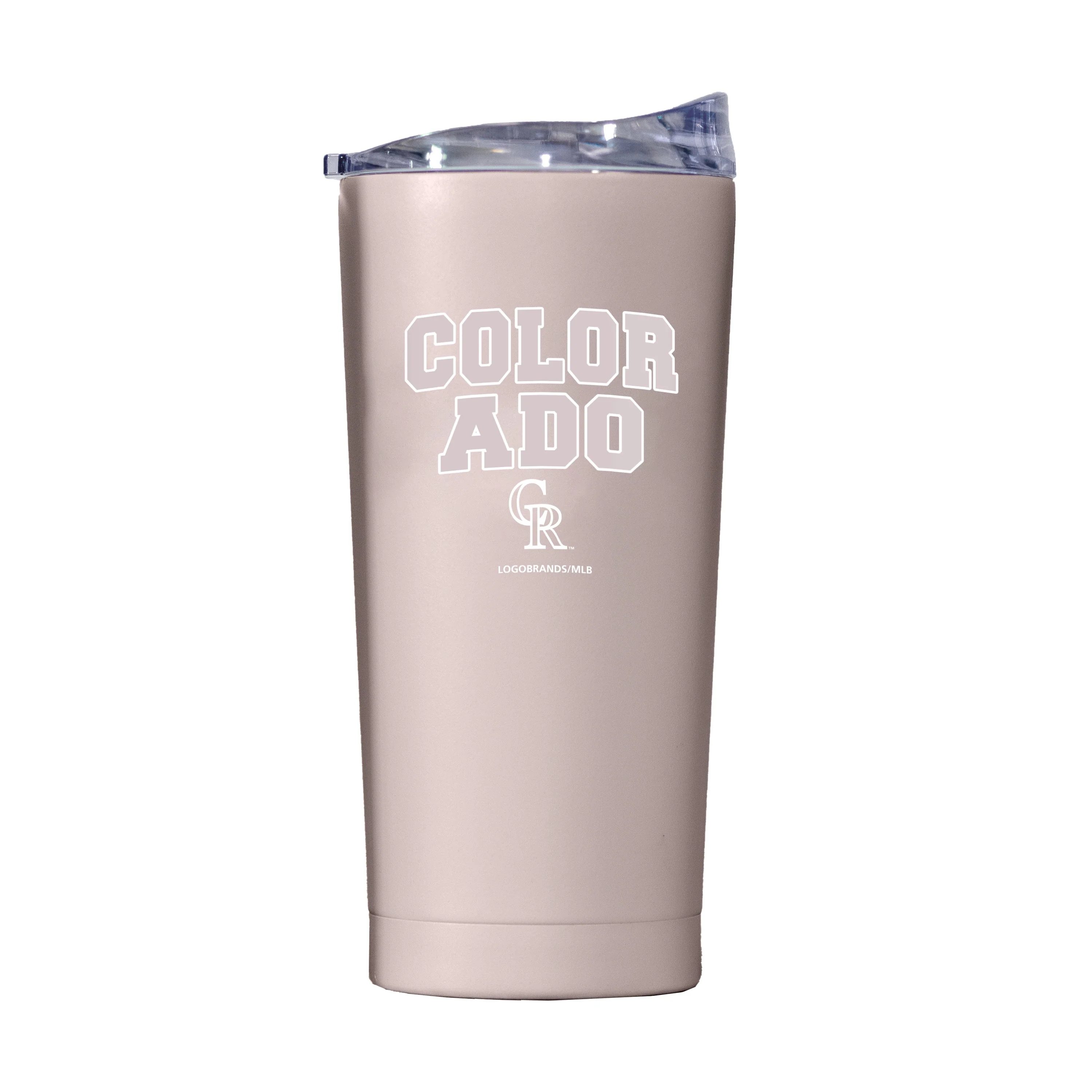Colorado Rockies 20oz Stencil Powder Coat Tumbler
