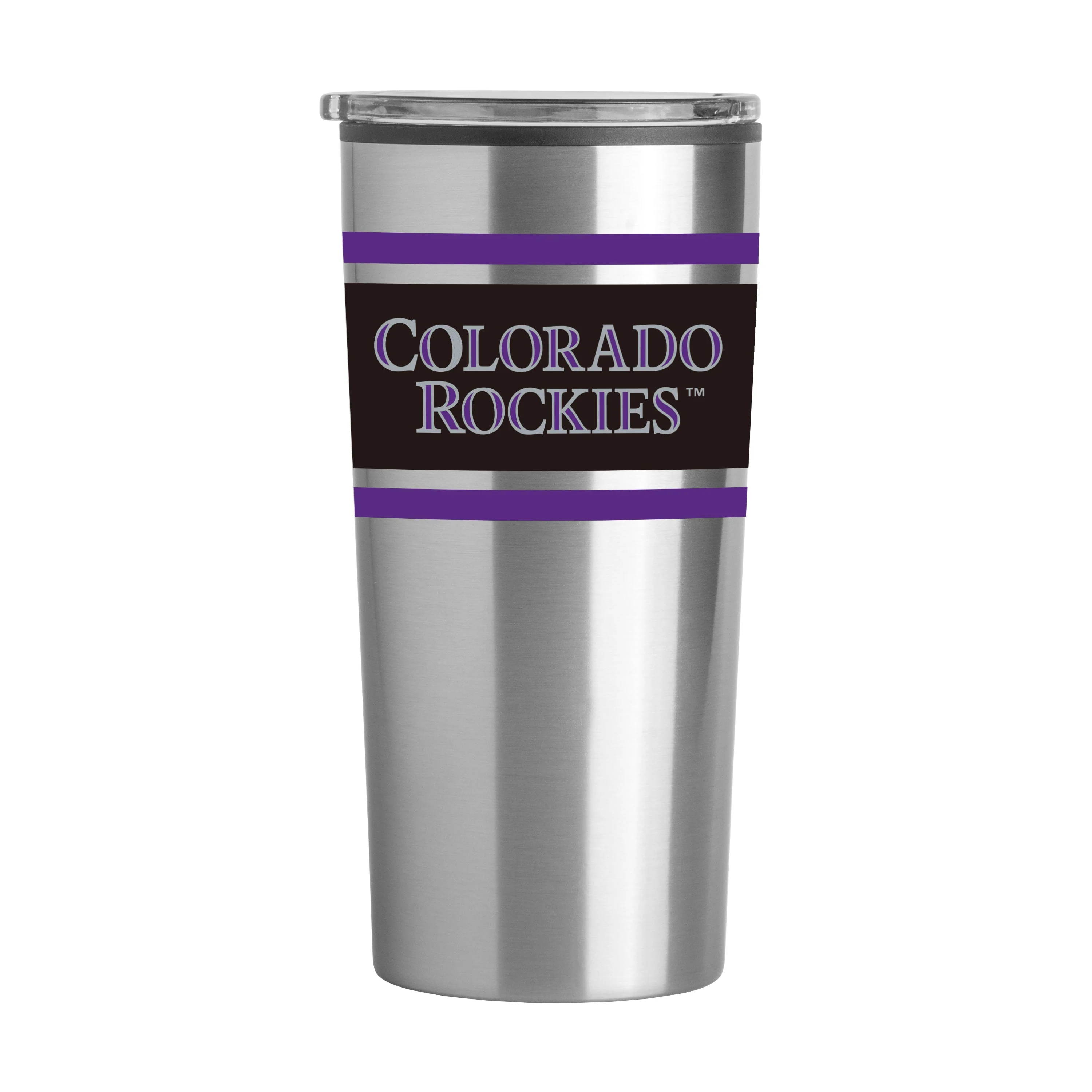 Colorado Rockies 20oz Stripe Fusion Tumbler - Image 2