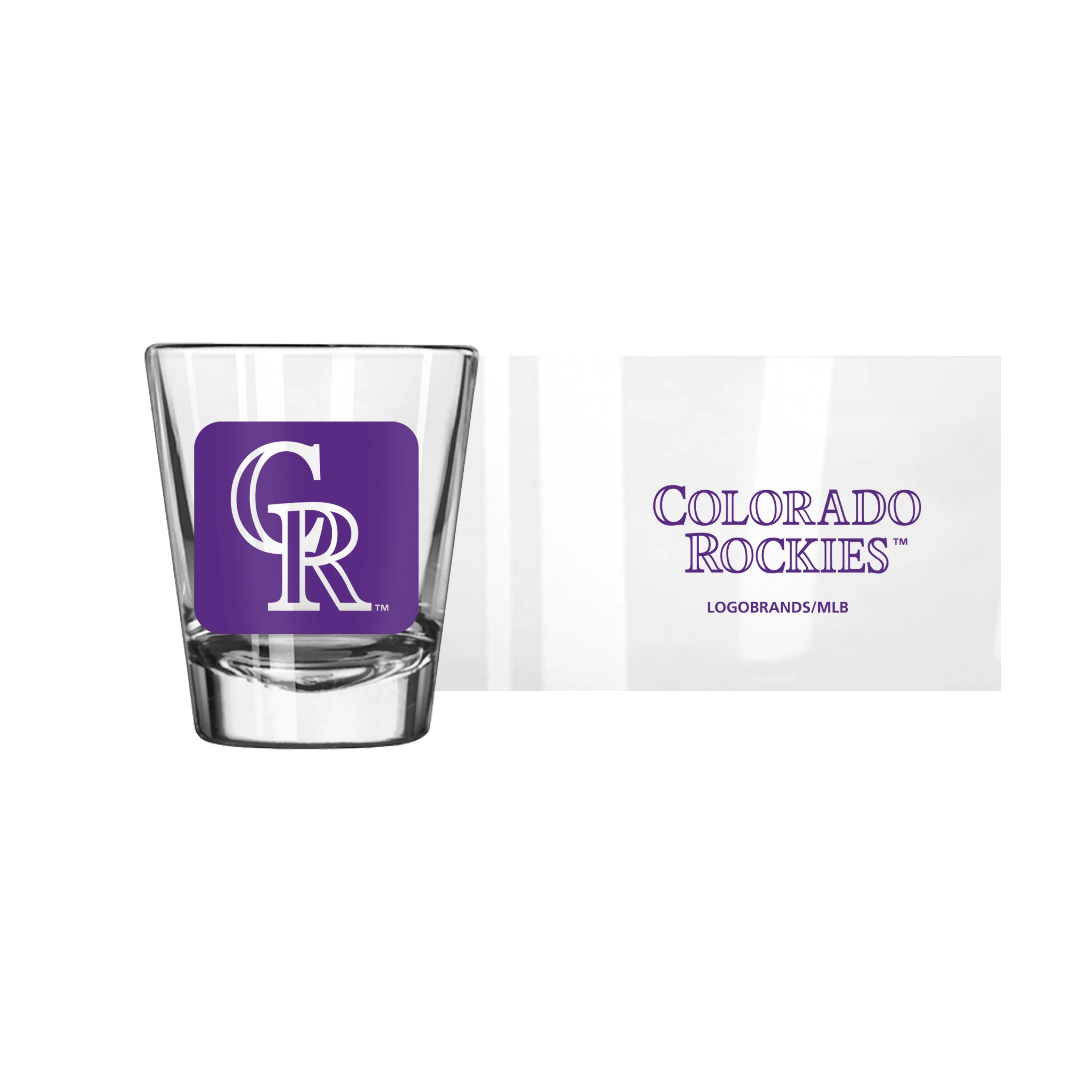 Colorado Rockies 2oz Cube Shot Glass - Image 2