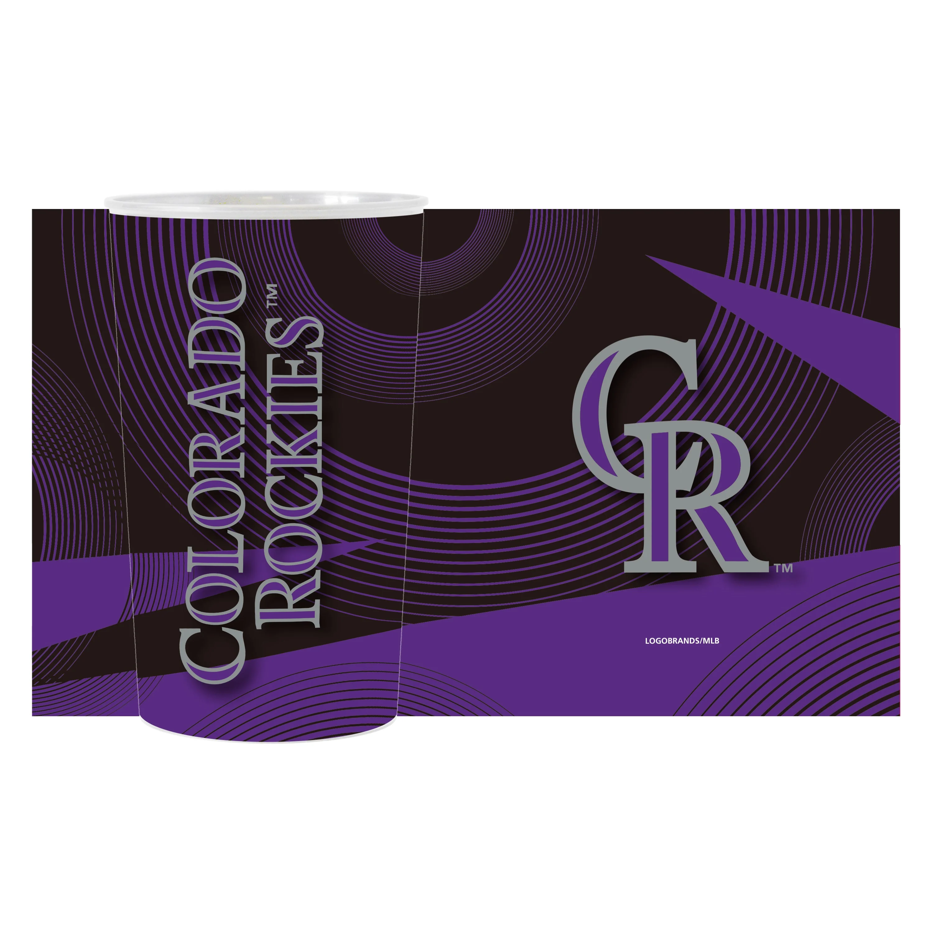Colorado Rockies 4pk Geometric 22oz Hardwall Cup - Image 2