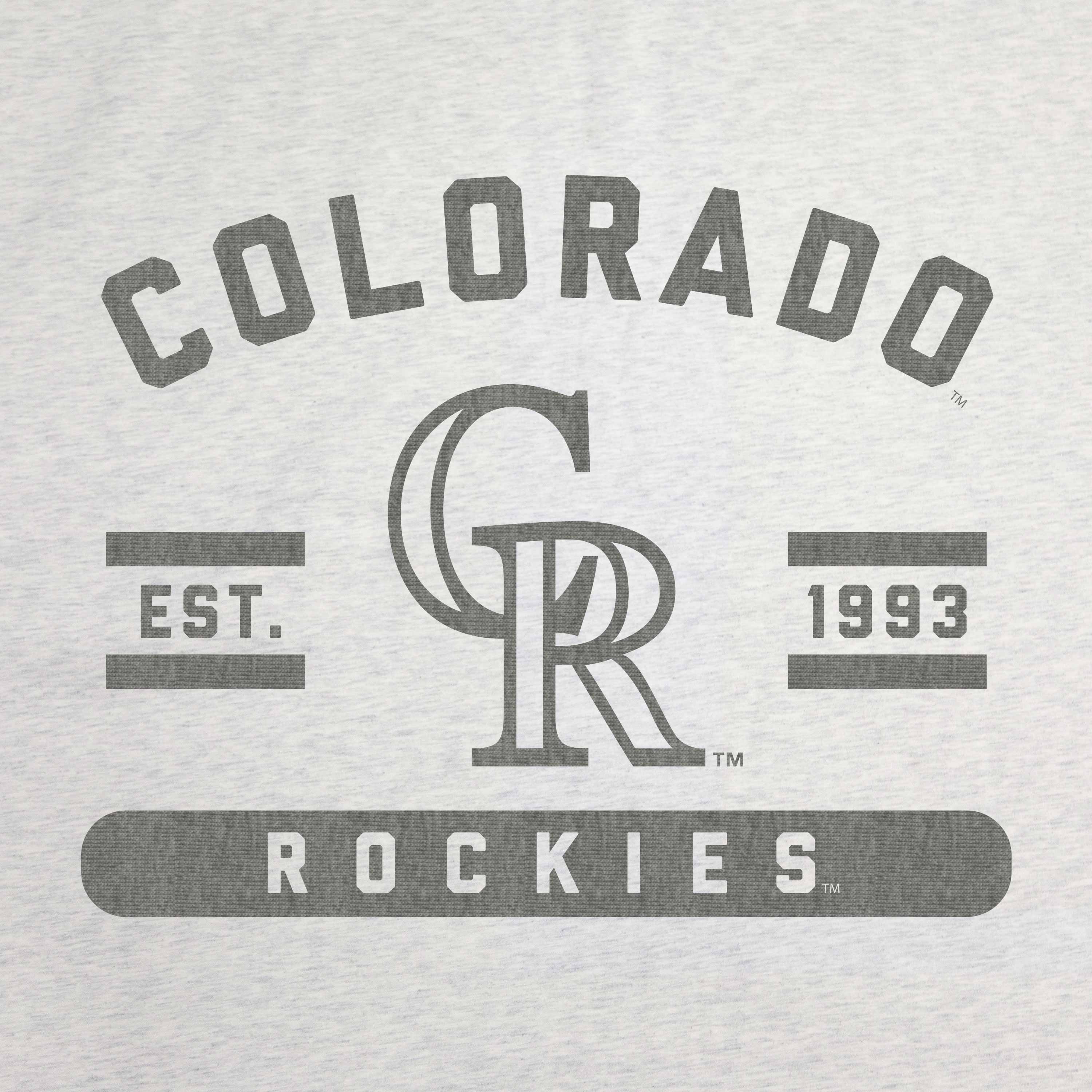 Colorado Rockies Oatmeal Sweatshirt Blanket - Image 2