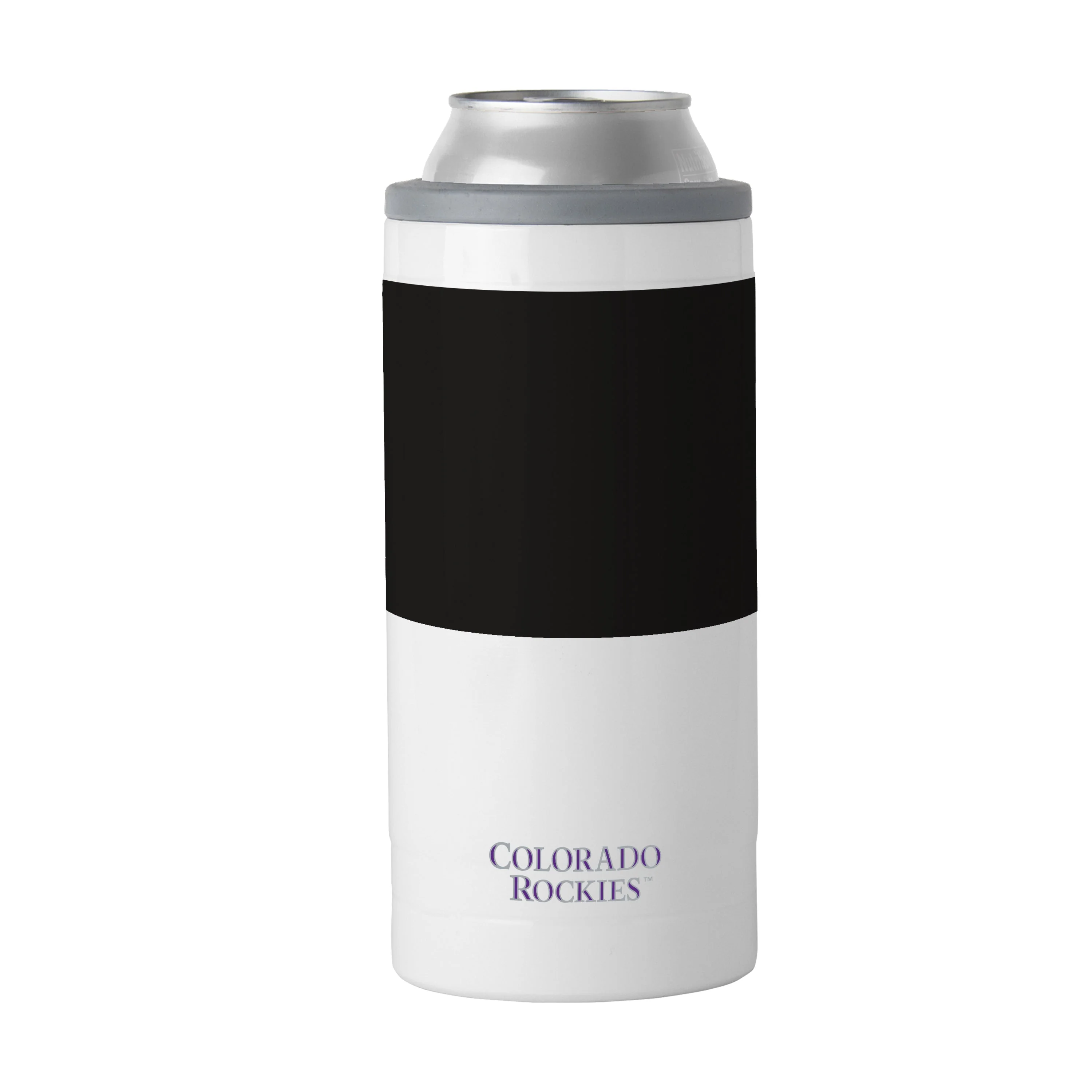 Colorado Rockies Slim Colorblock Can Coolie - Image 2