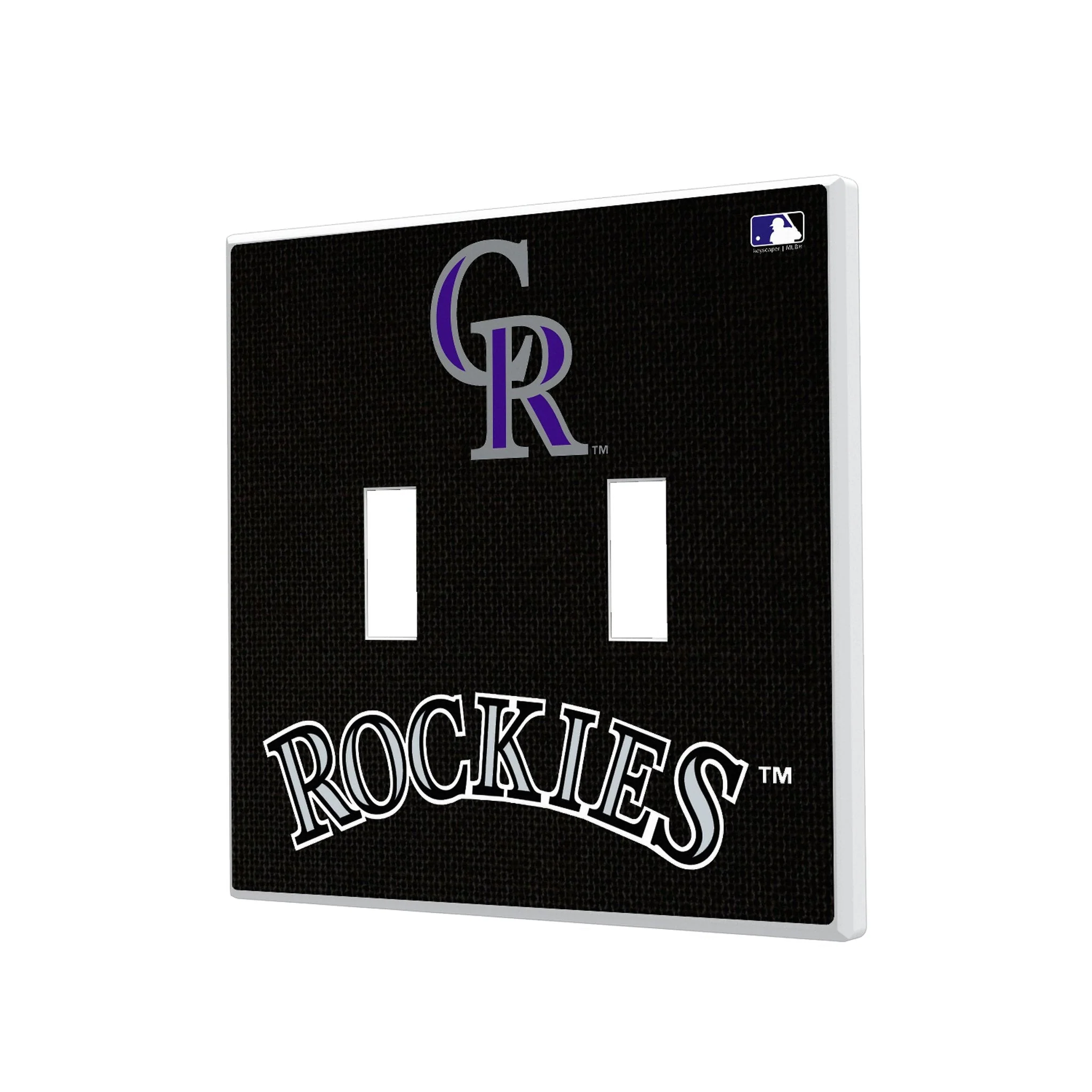 Colorado Rockies Solid Hidden-Screw Light Switch Plate - Image 3