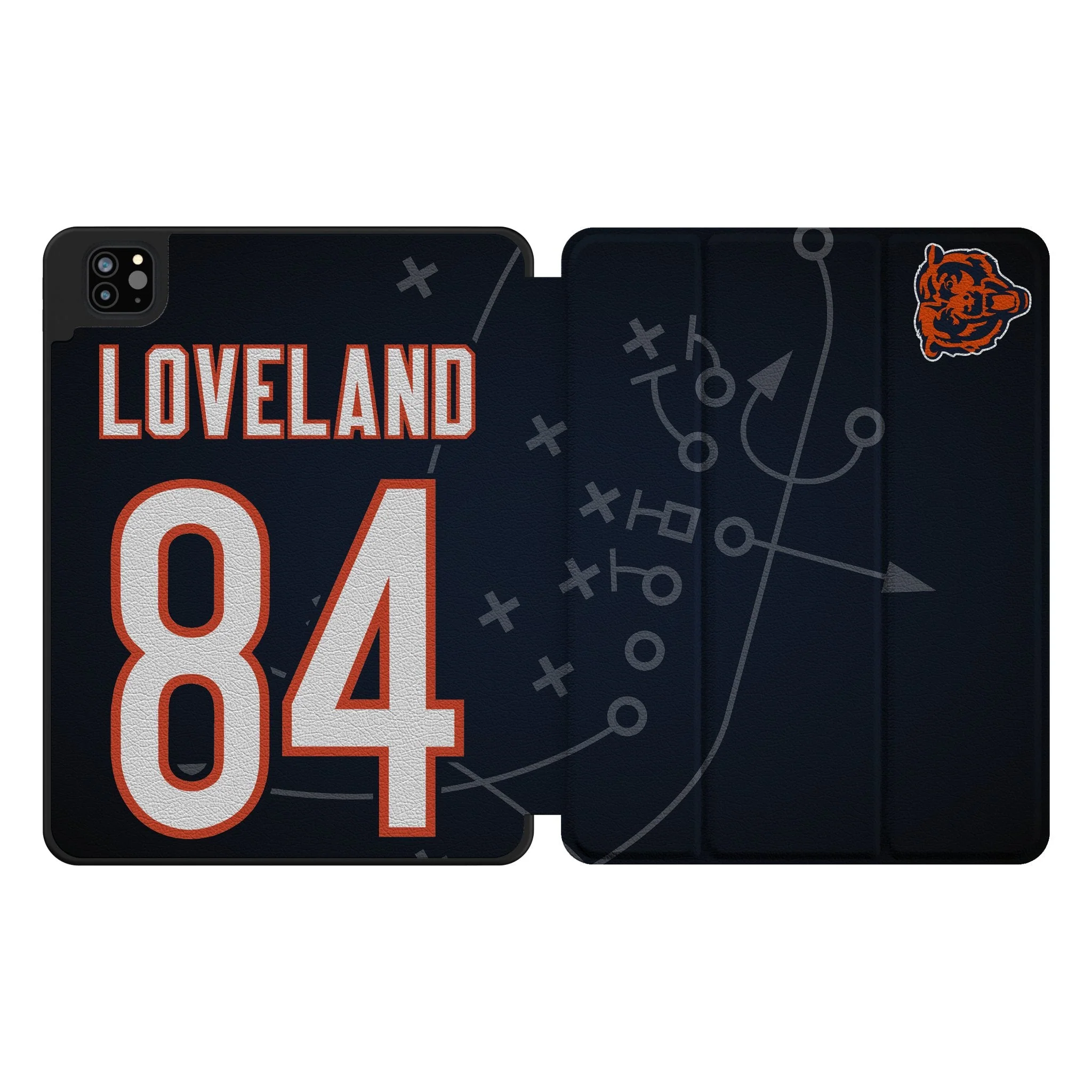 Colston Loveland Chicago Bears 84 Game Tactic Tablet Case for Apple iPad