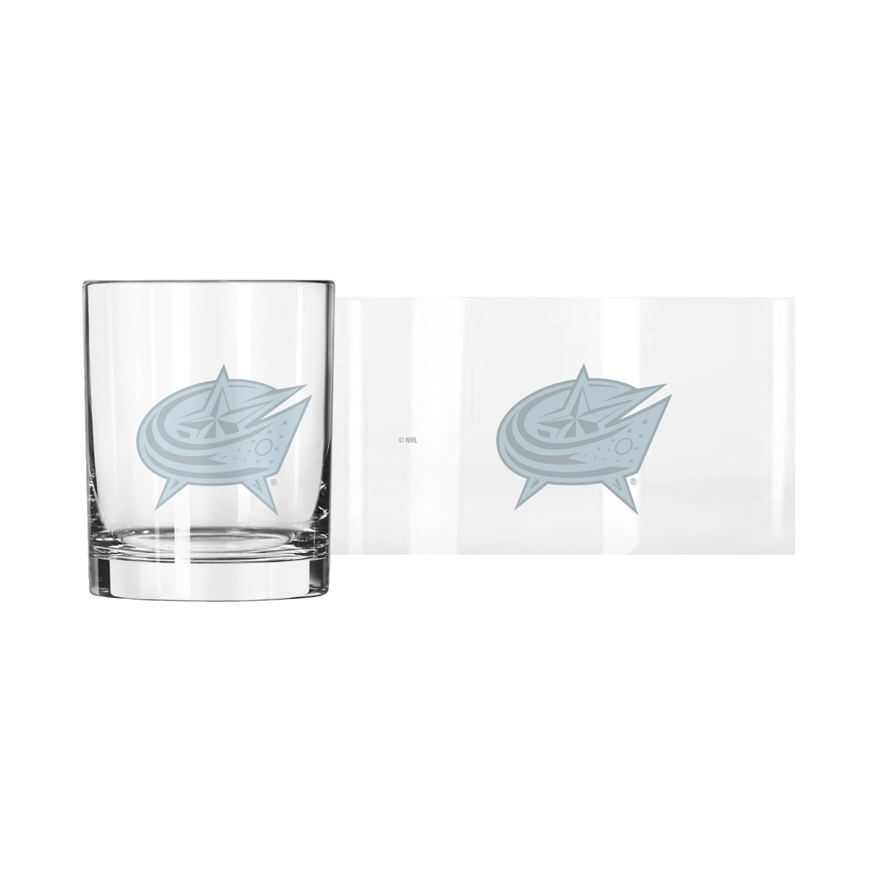 Columbus Blue Jackets 14oz Frost Rocks Glass - Image 2