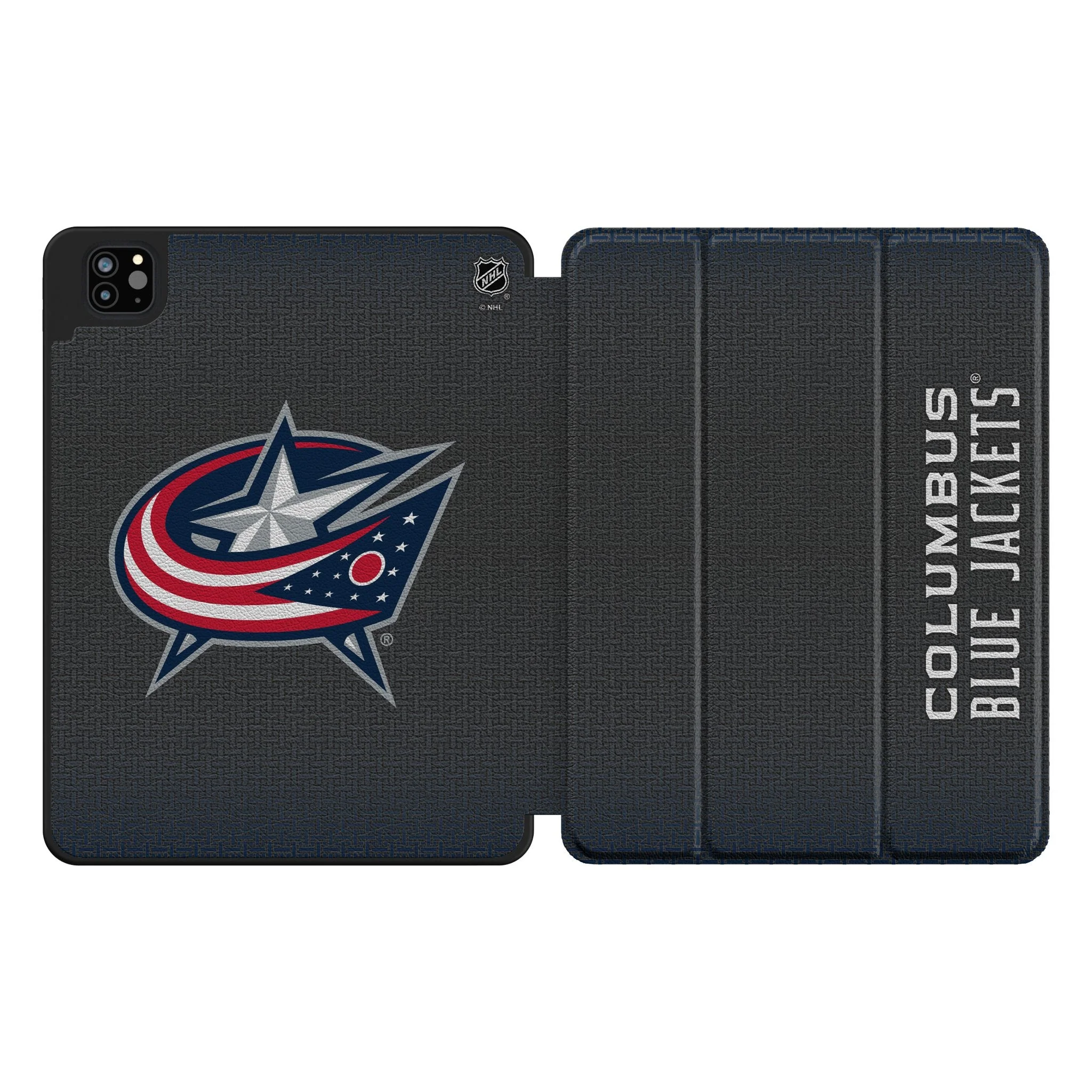 Columbus Blue Jackets Linen Tablet Case for Apple iPad