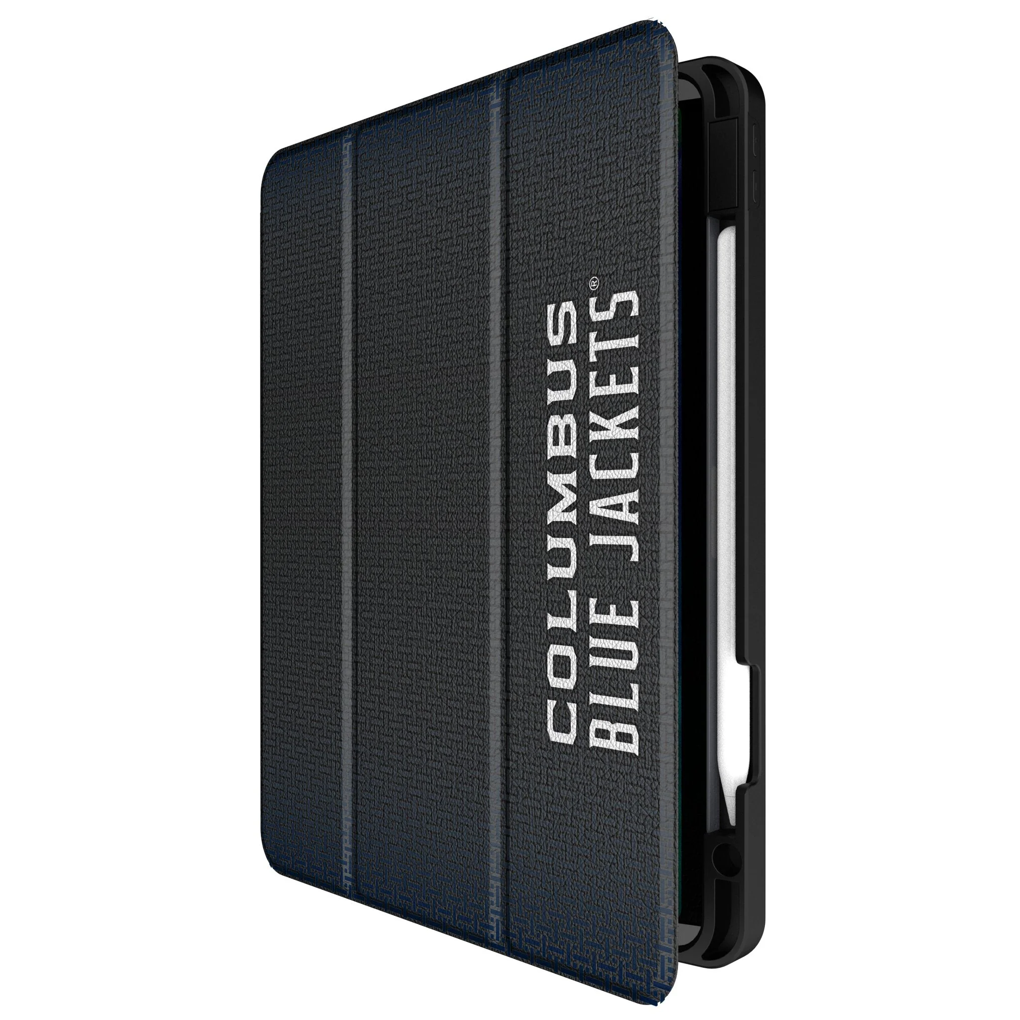 Columbus Blue Jackets Linen Tablet Case for Apple iPad - Image 2