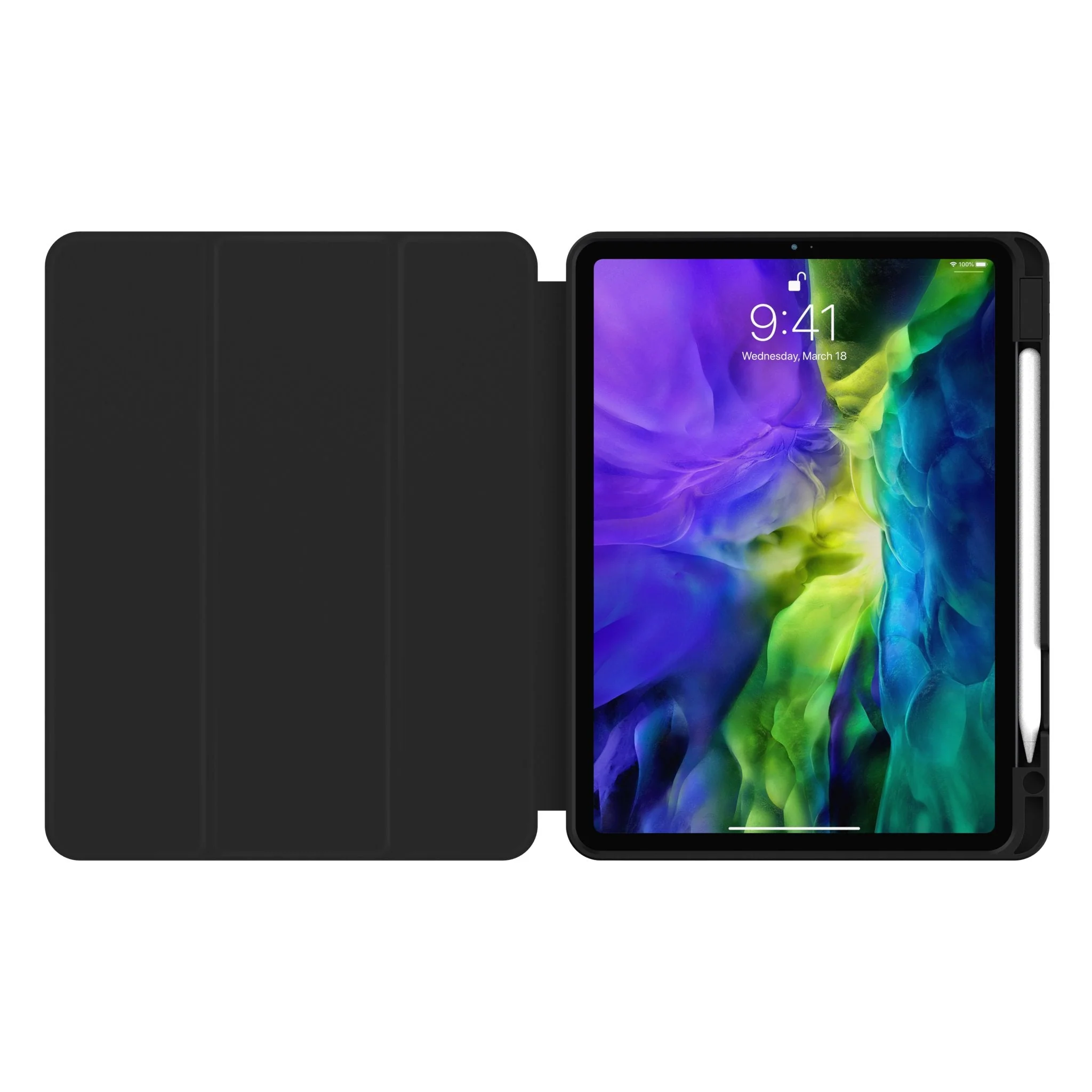 Columbus Blue Jackets Linen Tablet Case for Apple iPad - Image 4