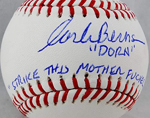 Corbin Bernsen Autographed Rawlings OML Baseball"Dorn" & STMFO - JSA W Auth - Image 2