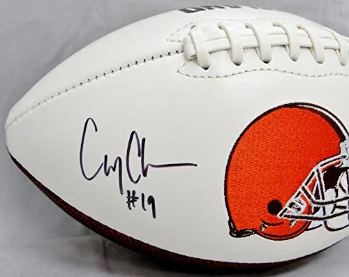 Corey Coleman Autographed Cleveland Browns Logo Football- JSA Witnessed Auth - Image 2