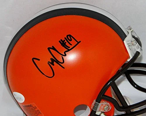 Corey Coleman Autographed Cleveland Browns Mini Helmet- JSA Witnessed Auth - Image 2