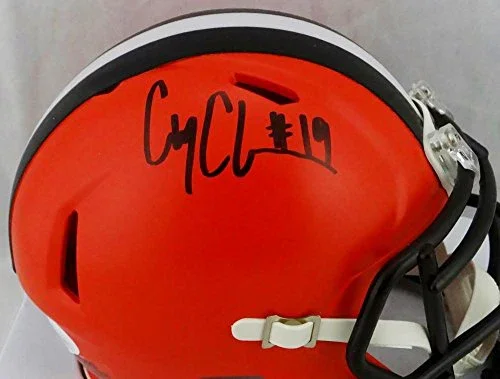 Corey Coleman Autographed Cleveland Browns Speed Mini Helmet- JSA Witnessed Auth - Image 2