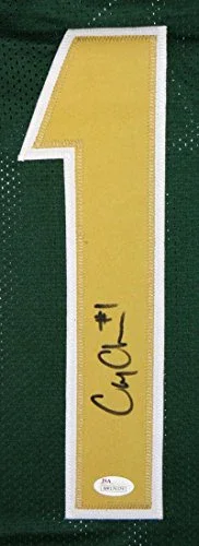Corey Coleman Autographed Green College Style Jersey- JSA Witnessed Auth - Image 3