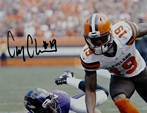 Corey Coleman Signed Cleveland Browns 8x10 Avoiding Tackle PF Photo- JSA W Auth - Image 2