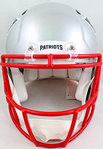 Corey Dillon Autographed Patriots F/S Speed Authentic Helmet -Beckett Hologram Black - Image 4