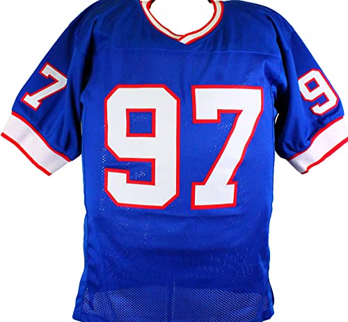 Cornelius Bennett Autographed Blue Pro Style Jersey w/Insc.-Beckett Black - Image 2